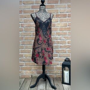 Rare Vintage 1980 Victoria’s Secret Slip Lace Chamise Dress size L Gold Label